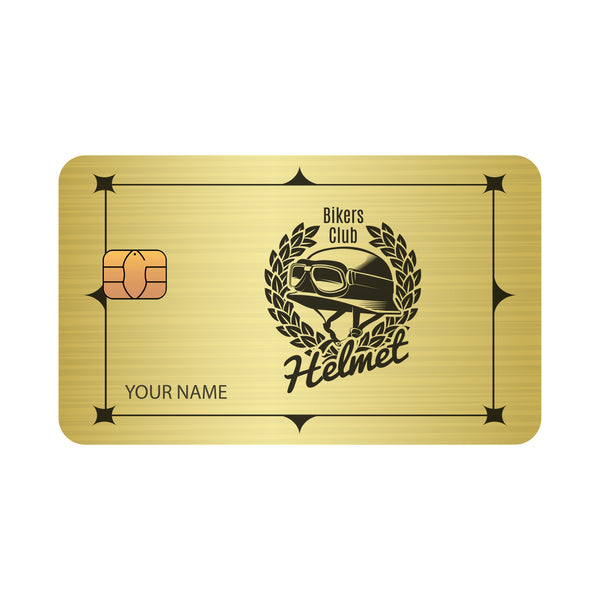 Customizable debit or credit card - Bikers Club