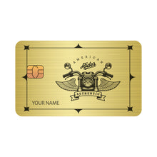 Customizable debit or credit card - American Rider