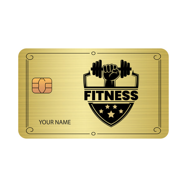 Customizable debit or credit card - Fitness