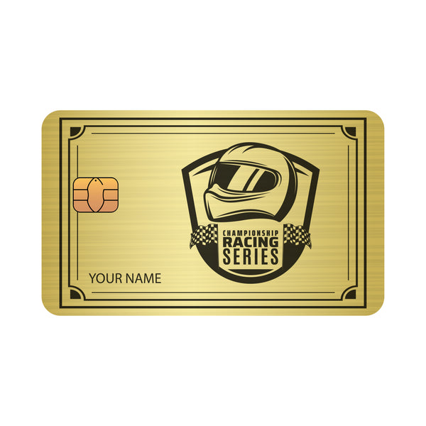 Customizable debit or credit card - Championship Racing Series