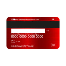 Customizable debit or credit card - Motorcycles World