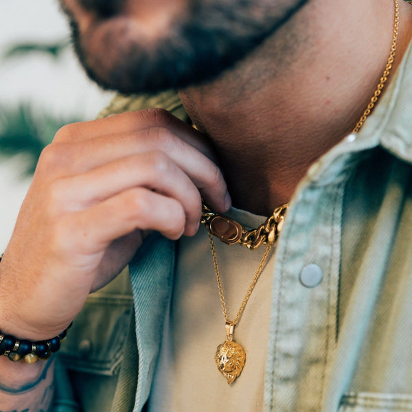 Lion Pendant - Gold