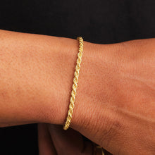 Minimal Rope Bracelet - Gold (3mm)