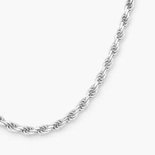 Minimal Rope Chain - White Gold  (2mm)
