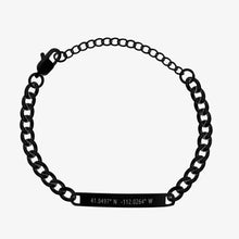 Custom Cuban Bracelet - Black Gold