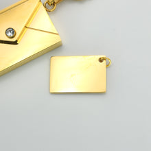 Custom Message Love Letter Necklace - Gold