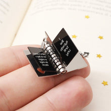 Custom Book Necklace